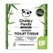 Cheeky Panda, Papier toaletowy trzywarstwowy, 4 rolki x 6 opakowań, 4800 listków, KARTON