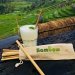 BAMBAW, Ekologiczne słomki bambusoweo  wraz ze szczoteczką do czyszczenia, 14 cm x 50 szt.
