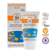 Alphanova Sun, BIO Krem przeciwsłoneczny, hipoalergiczny, wodoodporny, filtr SPF30, 50g