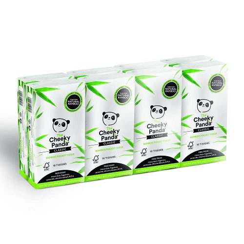 Cheeky Panda, Chusteczki higieniczne kieszonkowe, paczka 8 opak.