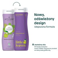 Attitude, Little Leaves, Płyn do mycia i szampon 2w1, Gruszkowy Nektar i Wanilia, 473 ml