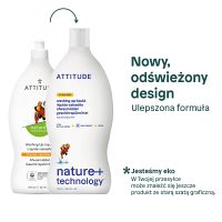 Attitude, Płyn do mycia naczyń, Skórka Cytrynowa (Citrus Zest), 700 ml