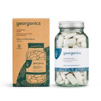 Georganics, Naturalna guma do żucia, English Peppermint, 120 gum