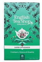 English Tea Shop, Herbata Cranberry, Hibiscus and  Rosehip, 20 saszetek