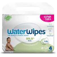 WaterWipes, BIO, Chusteczki nawilżane wodne Soapberry KIDS, 60szt.x4, PL (CZTEROPAK)