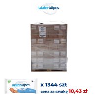 WaterWipes, BIO, Chusteczki nawilżane wodne, 60 szt., (PALETAx1, 1344szt)
