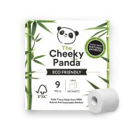 Cheeky Panda, Papier toaletowy 9 rolek - opakowanie papierowe PLASTIC FREE