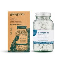Georganics, Naturalne tabletki do mycia zębów, English Peppermint, 480 tabletek