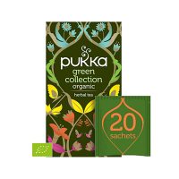 Pukka, Green Collection Herbata BIO 4 smaki, 20 saszetek