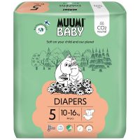 Muumi Baby, Pieluszki ekologiczne 5 (10-16kg), 44 szt.