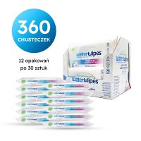 WaterWipes, BIO, Adult Care, Chusteczki nawilżane wodne XL, 30 szt. x12, KARTON TERMIN WAŻNOŚCI 07.2023