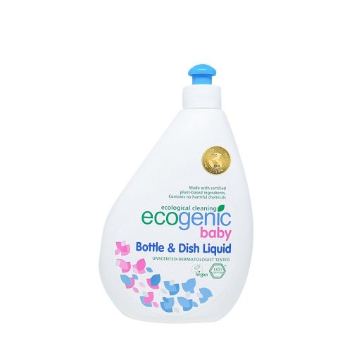 Ecogenic, Płyn do mycia butelek, smoczków i zabawek, bezzapachowy, 500ml