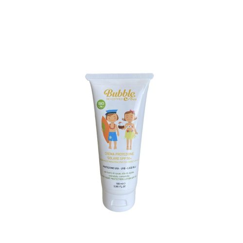 Bubble and CO, Organiczny krem przeciwsłoneczny dla dzieci SPF50+ 0m+, 100 ml