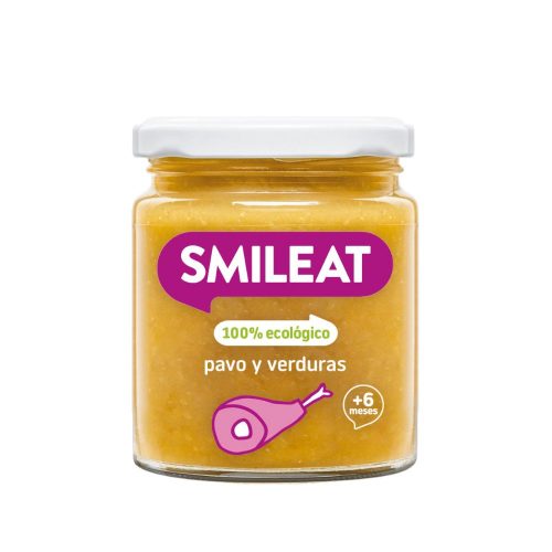 Smileat, BIO Słoiczek z indykiem i warzywami 6m+, 230 g