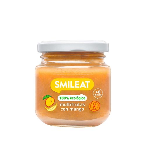 Smileat, BIO Deser wieloowocowy z ekologicznym mango 6m+, 130g