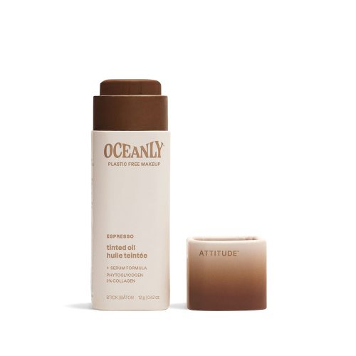 Attitude Oceanly, Olejek koloryzujący tined oil serum, Espresso, 12 g