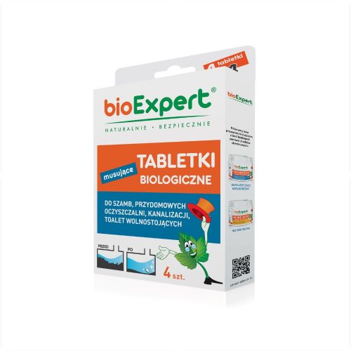 bioExpert, Tabletki biologiczne do szamb i przydomowych oczyszczalni, 4 szt.