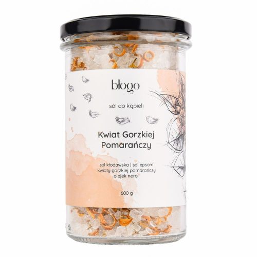 Błogo, Sól do kąpieli Kwiat Gorzkiej Pomarańczy, 600 g