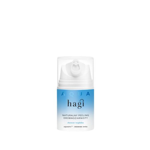 Hagi, AQUA łagodny peeling z drobinkami ryżu, 50 ml