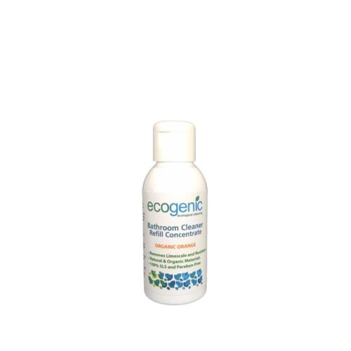 Ecogenic, Refill płynu do czyszczenia powierzchni łazienkowych, Pomarańcza, 100 ml