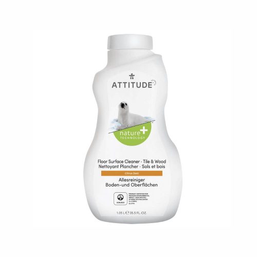 Attitude, Płyn do mycia podłóg (drewno i terakota) Skórka Cytrynowa (Citrus Zest), 1050 ml