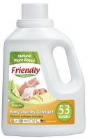 Friendly Organic, Płyn do prania ubranek dziecięcych, magnoliowy, 1567 ml, 53 prania