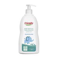 Friendly Organic, Płyn do mycia butelek dziecięcych, bezzapachowy, 500ml Dispenser