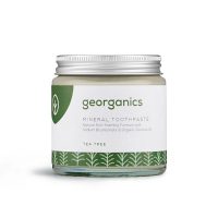 Georganics, Mineralna pasta do zębów w słoiku Tea Tree, 120ml
